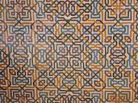 Pavage des murs de la mosquée de Grenade